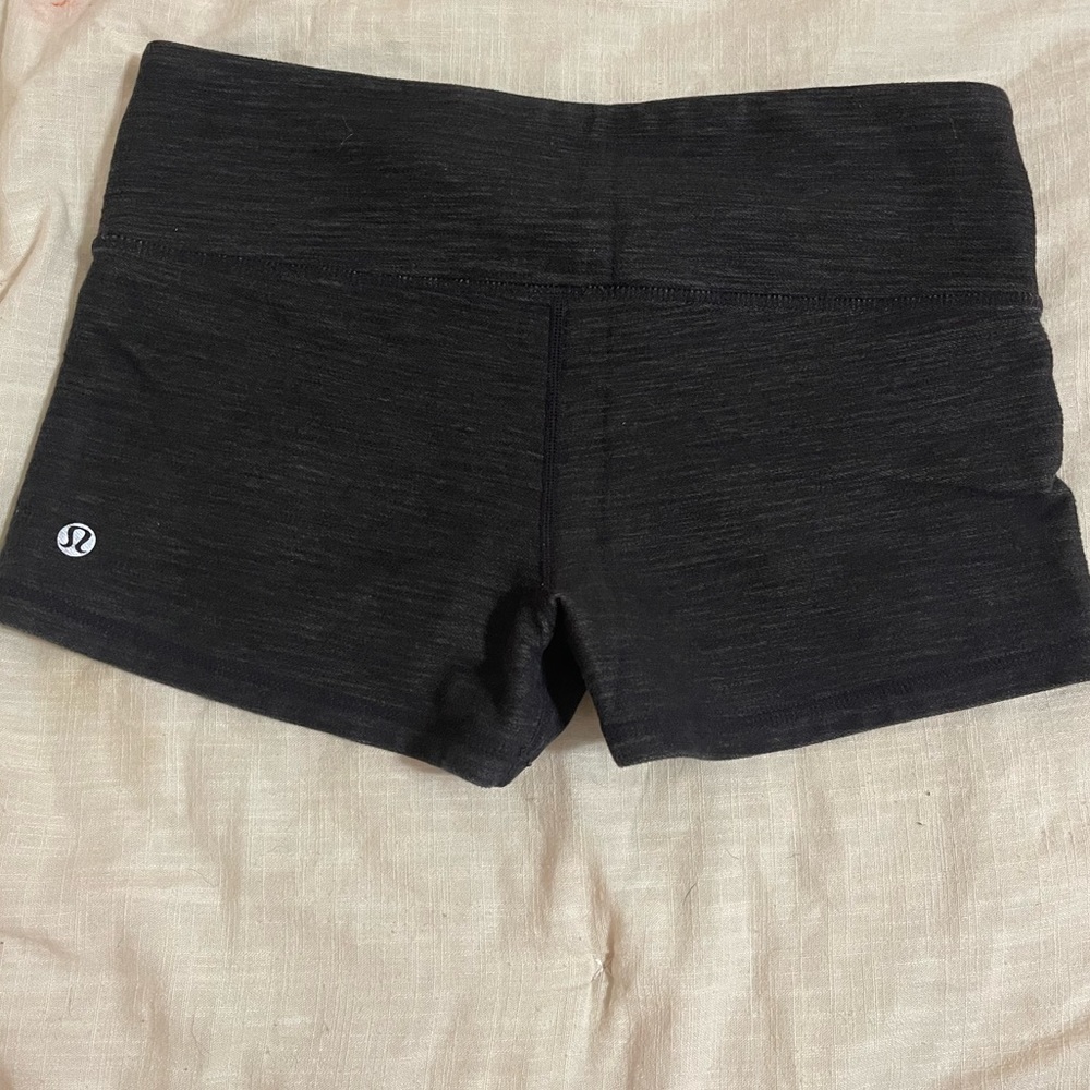 Lululemon Heathered Graphite Grey Shorts